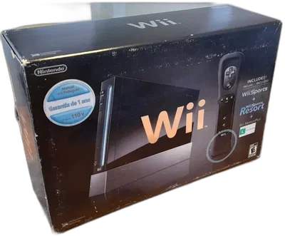 Nintendo Wii Wii Sports + Wii Sports Resort + Wii Motion Plus Black Bundle