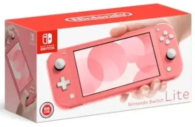 Nintendo Switch Lite Coral Pink Console [TW]
