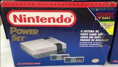 NES Power Set Super Spike V'Ball and Nintendo World Cup Bundle [BR]