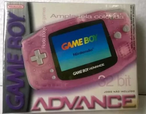  Nintendo Game Boy Advance Fuchsia Console [BR]