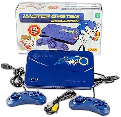 Tec Toy Master System Evolution Blue Console