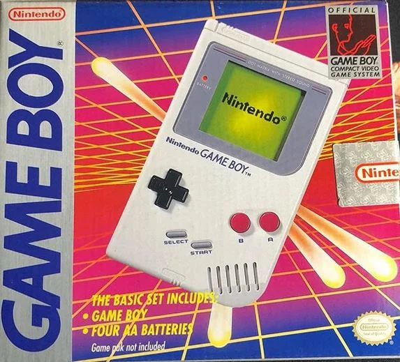 Nintendo Game Boy Square Red Box Console
