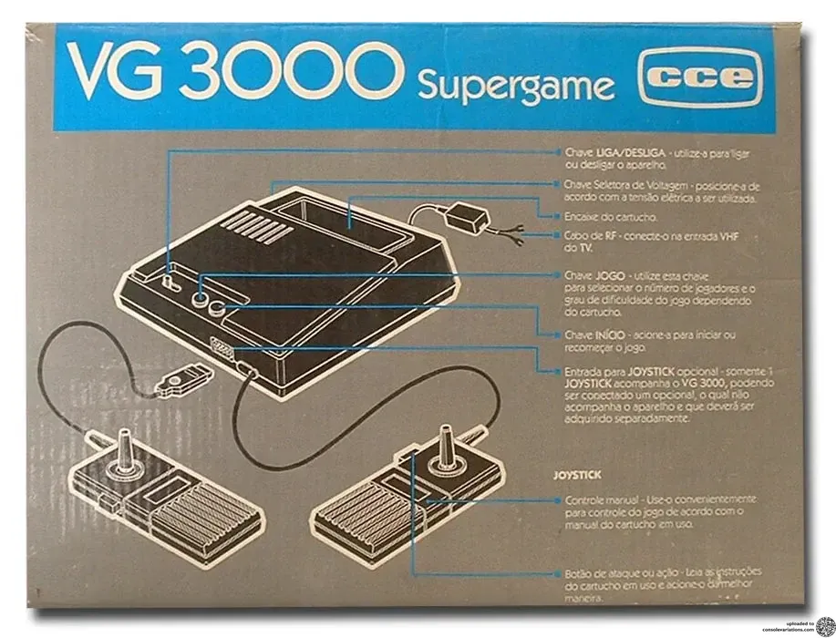 Console Variations Consolevariations - Supergame VG 3000 Console | Consolevariations