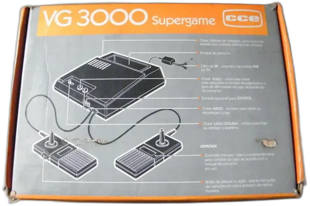  Supergame VG 3000 Red Console