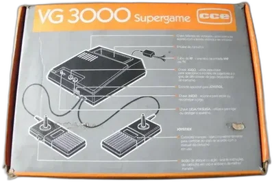 Supergame VG 3000 Red Console