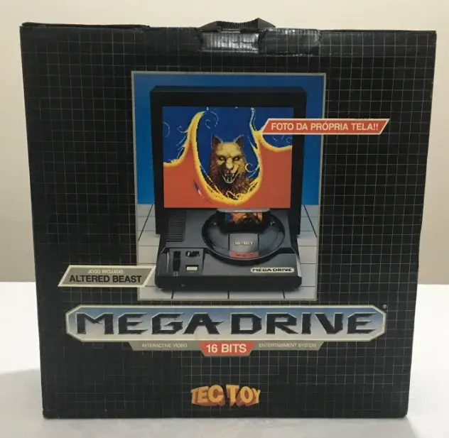 Console Sega Mega Drive II + Altered Beast + Le Roi Lion – Pack Complet Boîte