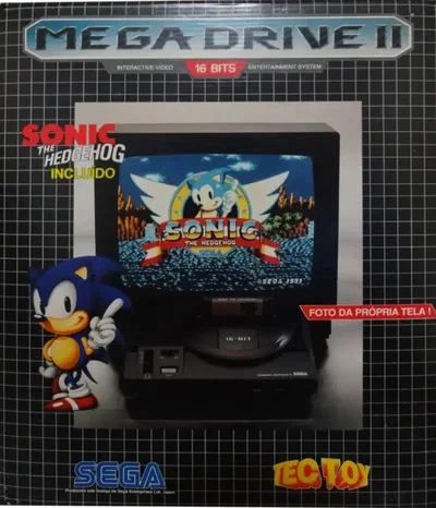 Tec Toy Mega Drive II Sonic the Hedgehog Bundle