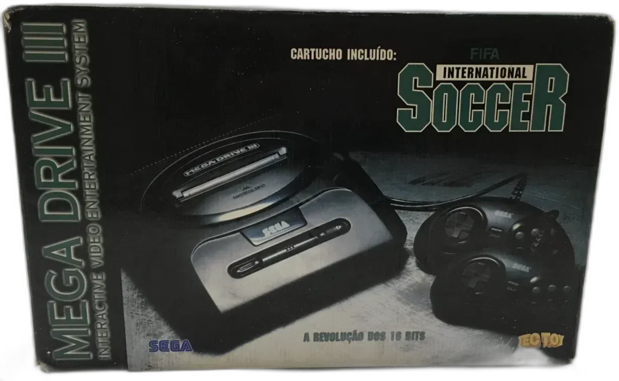  Tec Toy Mega Drive III FIFA International Soccer Bundle