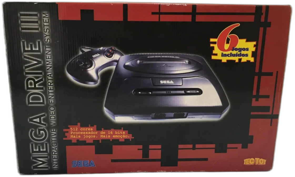  Tec Toy Mega Drive III 6 Games Included Bundle