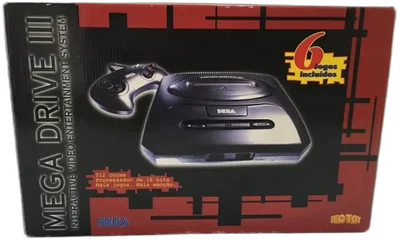 Tec Toy Mega Drive III 6 Games Included Bundle