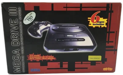 Tec Toy Mega Drive III 6 Games Included Genesis Series Bundle