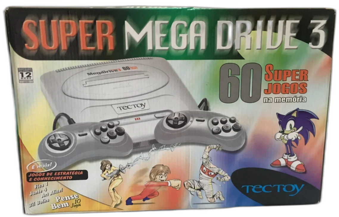  Tec Toy Super Mega Drive 3 60 Super Games Bundle