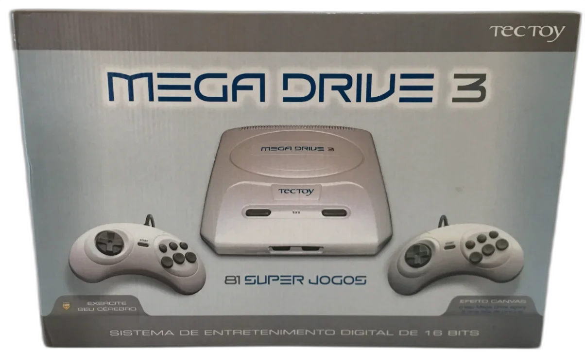  Tec Toy Mega Drive 3 81 Super Games Console