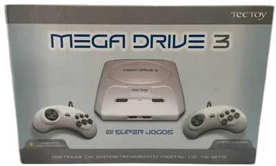 Tec Toy Mega Drive 3 81 Super Games Console