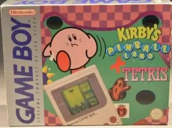 Nintendo Game Boy Kirby's Pinball Land + Tetris Bundle