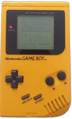 Nintendo Game Boy Yellow Tetris Bundle [BR]