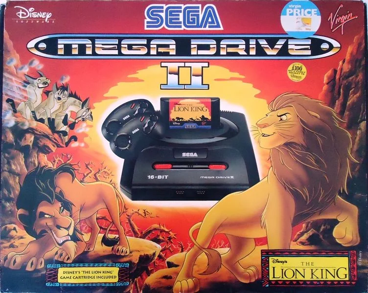  Sega Mega Drive II Lion King Bundle