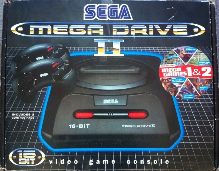  Sega Mega Driver II Mega Games 1 &amp; 2 Bundle