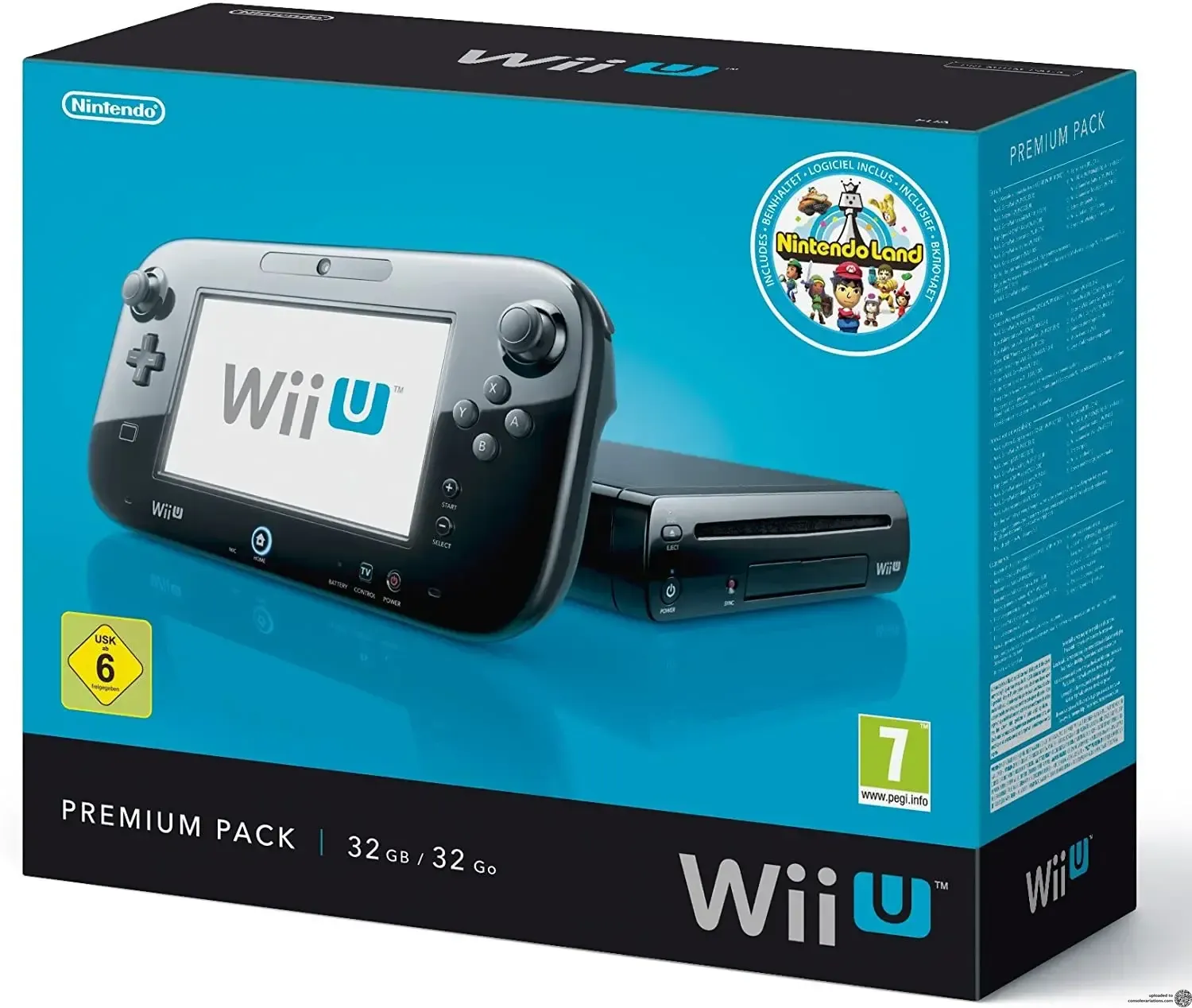 Consolevariations - Nintendo Wii U Premium Pack Nintendo Land