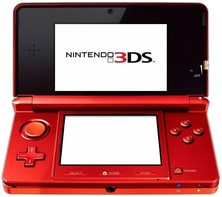  Nintendo 3DS Flame Red Console [BR]