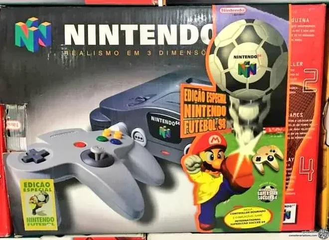 Consolevariations - Nintendo 64 Futebol 98 Bundle | Consolevariations