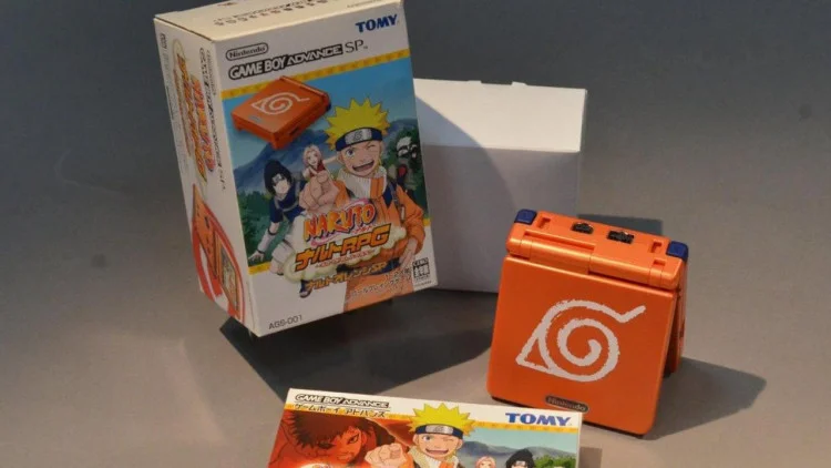  Nintendo Game Boy Advance SP Naruto Console
