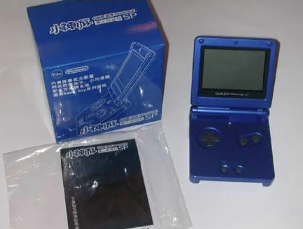  IQue Game Boy Advance SP Blue Console