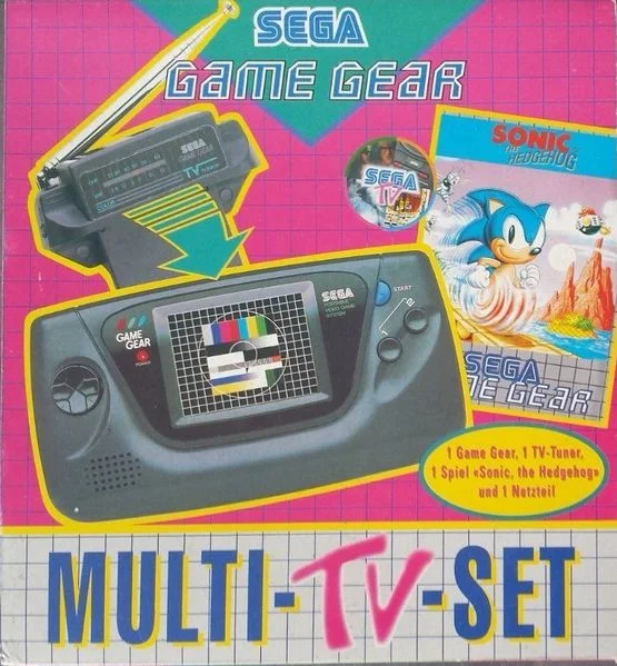  Sega Game Gear Sonic the Hedgehog + TV Tuner Bundle