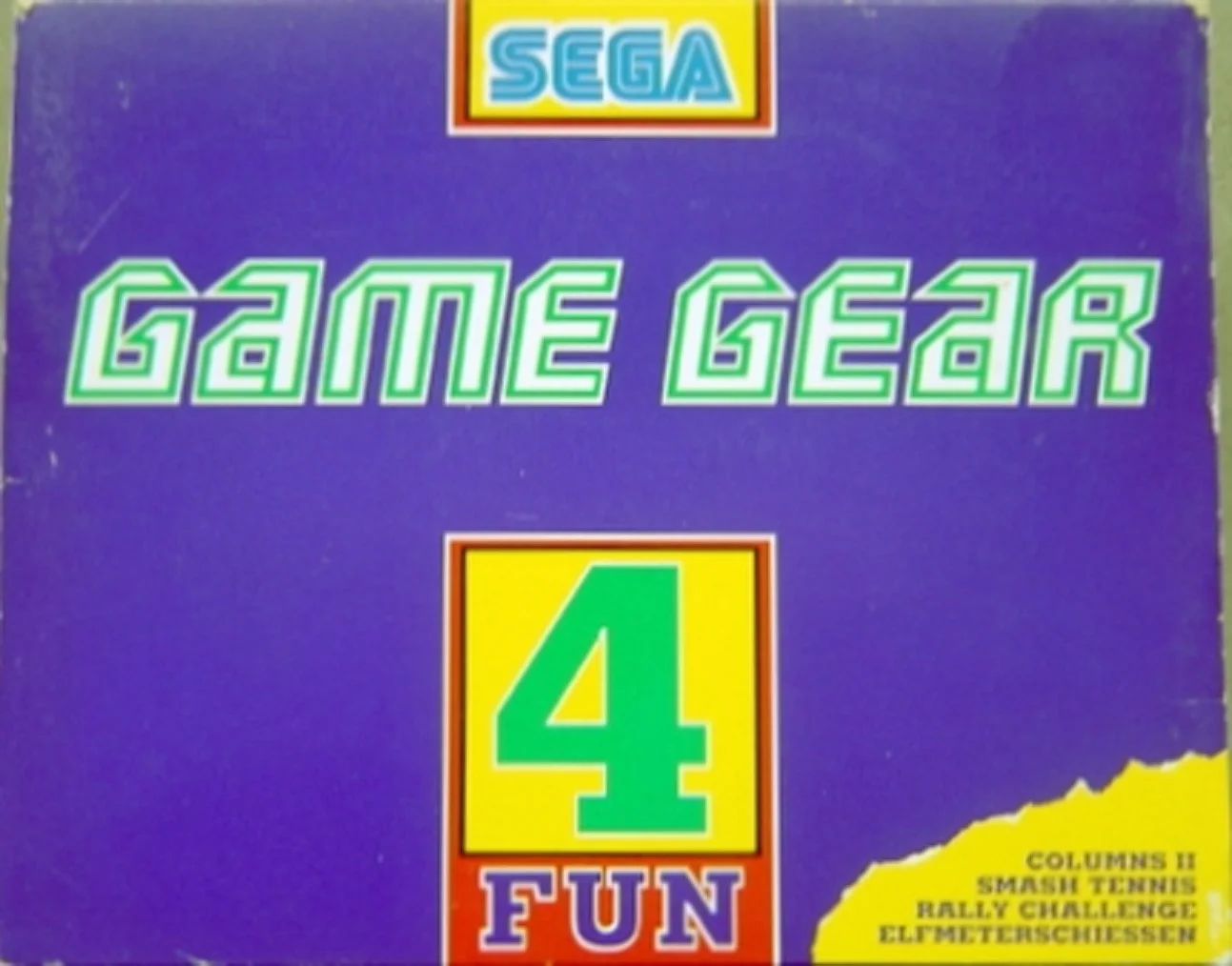  Sega Game Gear 4 Fun Purple Bundle