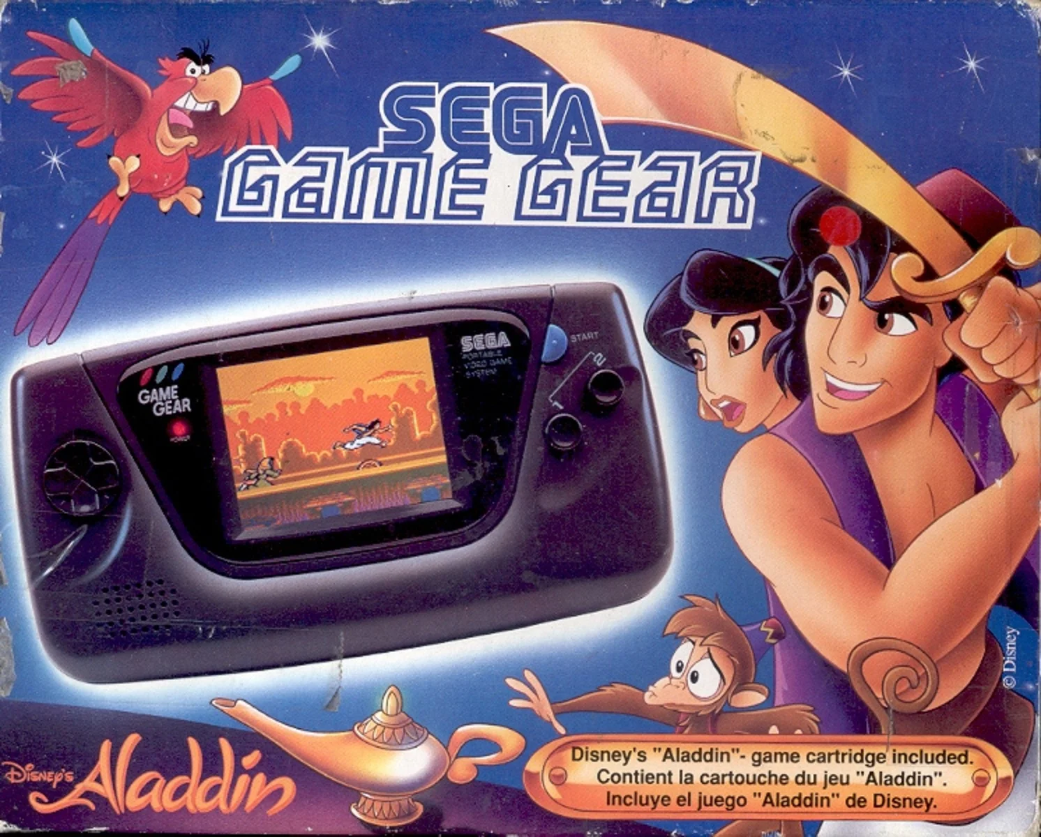  Sega Game Gear Aladdin Bundle