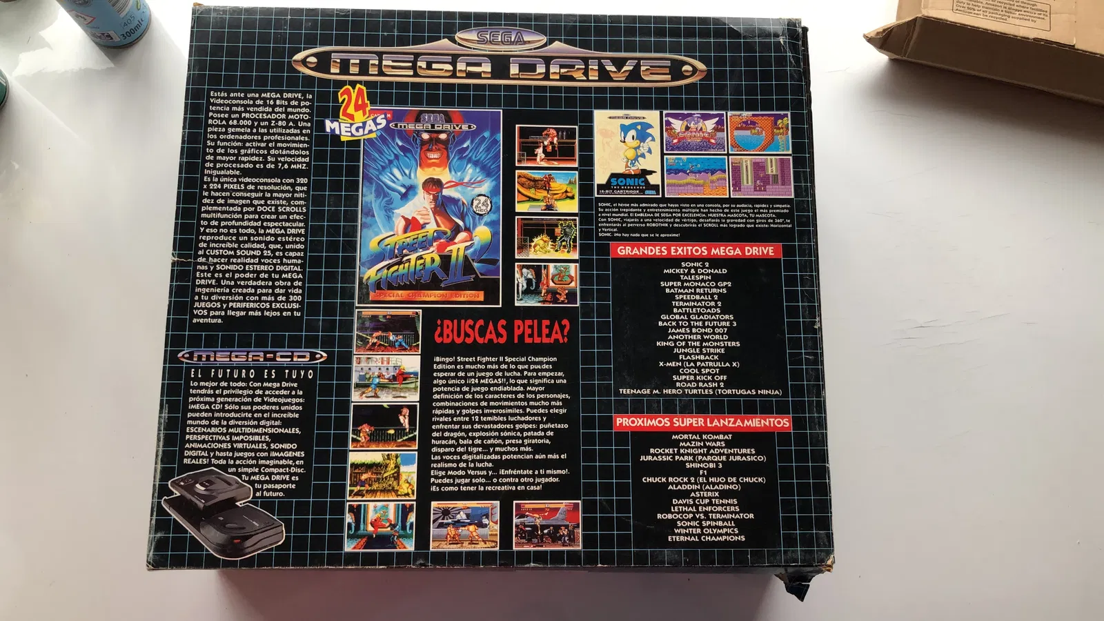 Sega Mega Drive Street Fighter II Bundle - Consolevariations Sega Mega Drive Street Fighter II Bundle - Consolevariations