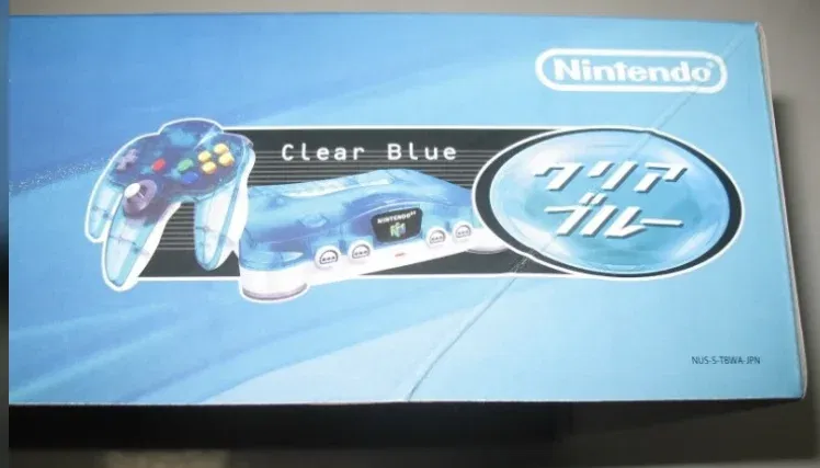 Nintendo 64 Clear Blue/White Console [JP] - Consolevariations