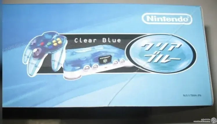 Consolevariations - Nintendo 64 Clear Blue/White Console [JP