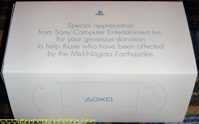 Sony PSP Mid-Niigata Charity Fundraiser Console