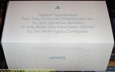 Sony PSP Mid-Niigata Charity Fundraiser Console