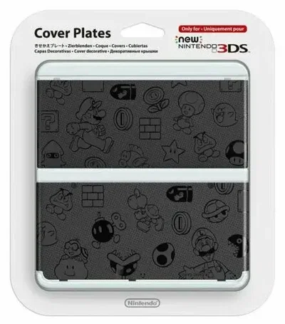 New Nintendo 3DS Mario (Grey) Faceplate