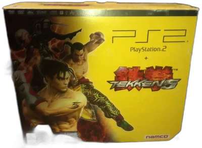 Sony PlayStation 2 Slim Tekken 5 Yellow Bundle