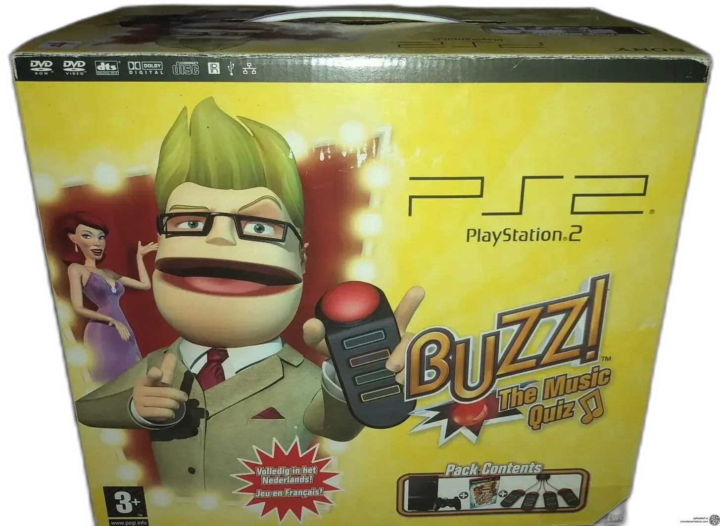 Sony PlayStation Slim 2 Buzz The Music Quiz Bundle Consolevariations