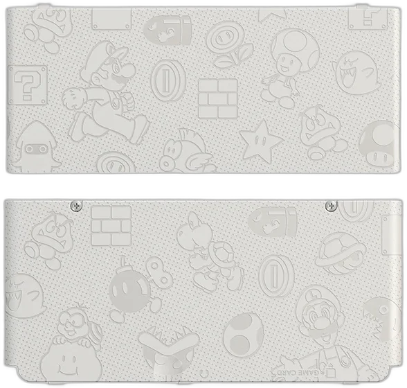  New Nintendo 3DS Mario (White) Faceplate
