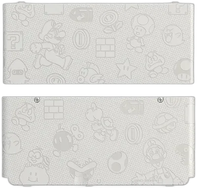 New Nintendo 3DS Mario (White) Faceplate