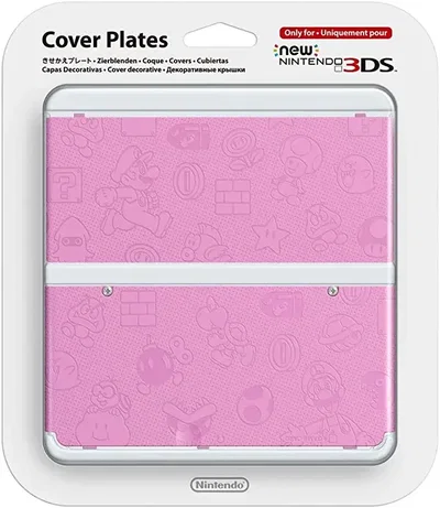 New Nintendo 3DS Mario (Pink) Faceplate