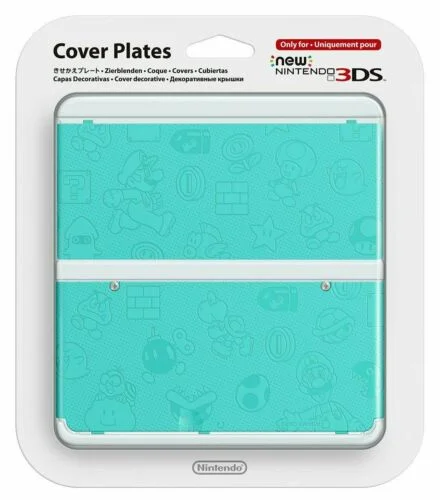  New Nintendo 3DS Mario (Blue) Faceplate