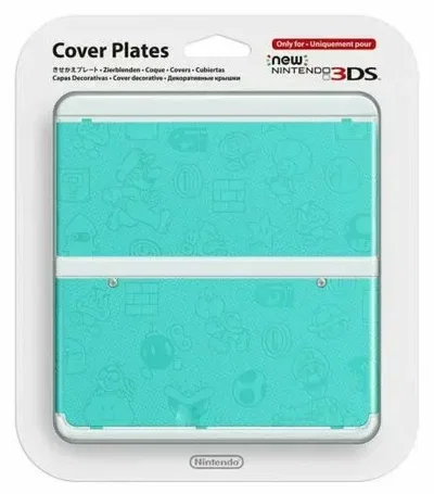 New Nintendo 3DS Mario (Blue) Faceplate