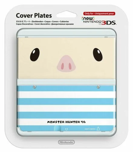  New Nintendo 3DS Monster Hunter Poogie Faceplate