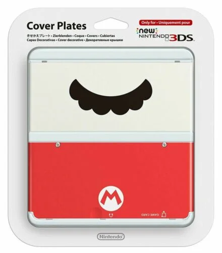  New Nintendo 3DS Mario (Moustache) Faceplate