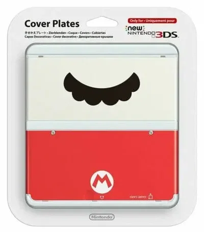 New Nintendo 3DS Mario (Moustache) Faceplate