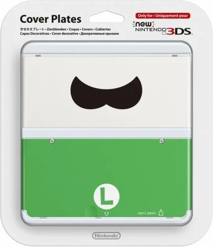  New Nintendo 3DS Luigi (Moustache) Faceplate