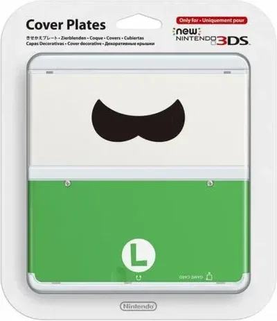 New Nintendo 3DS Luigi (Moustache) Faceplate