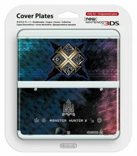  New Nintendo 3DS Monster Hunter X Faceplate