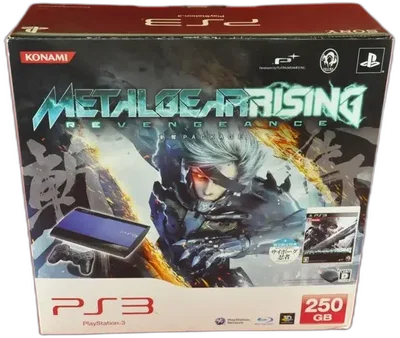 Sony PlayStation 3 Super Slim Blue Metal Gear Rising Console